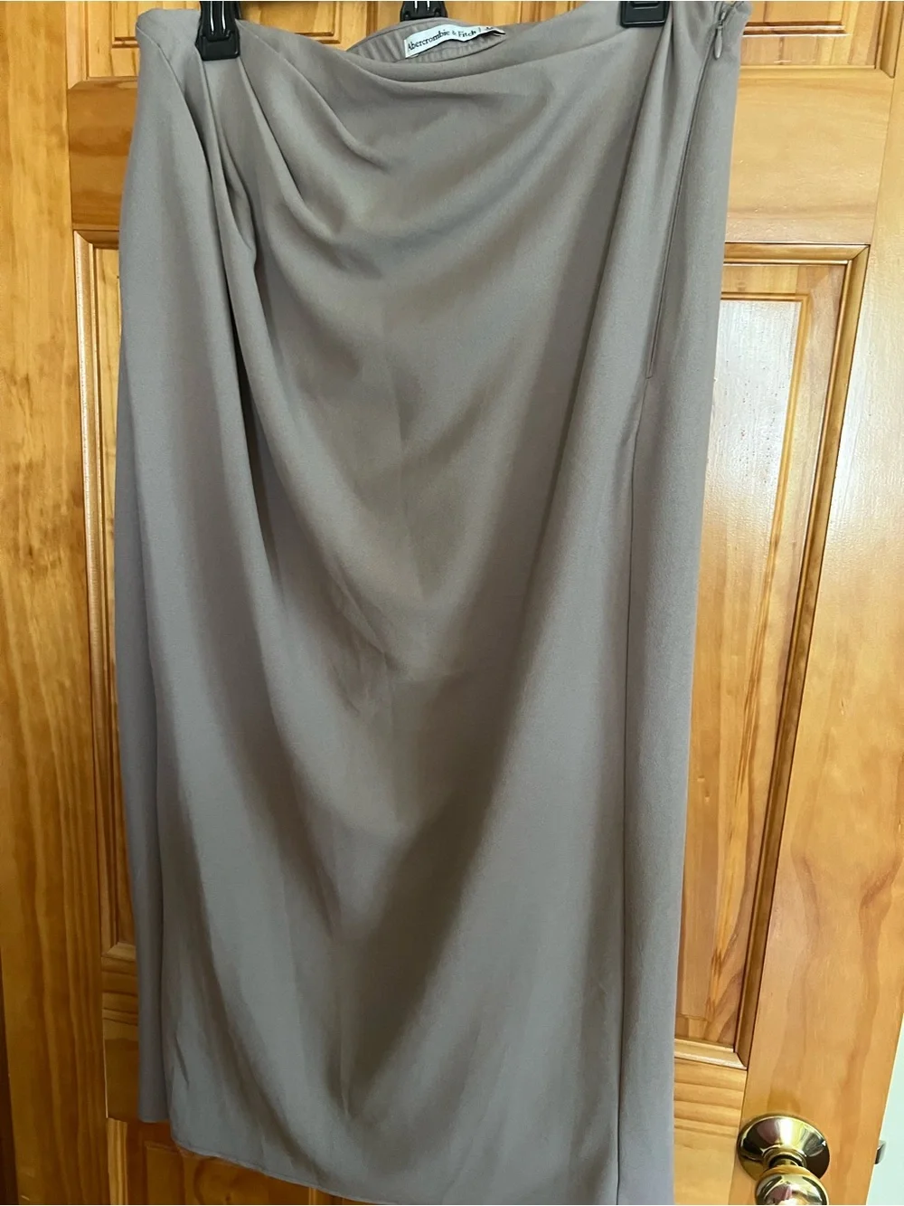 Abercrombie & Fitch Taupe Maxi Skirt